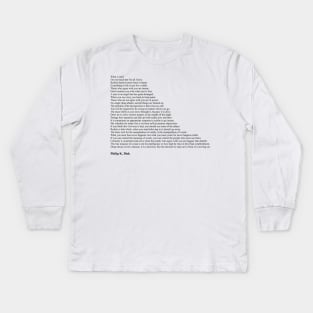 Philip K. Dick Quotes Kids Long Sleeve T-Shirt